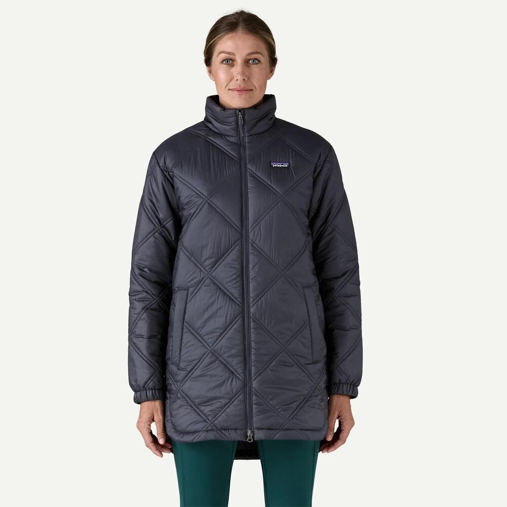 Patagonia Women's Pine Bank Insulated Parka - Sunken Blue - Size Small